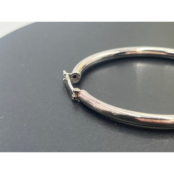 FAS Italy 925 Twisted Hoops 9.12 grams 1 3/4” Classic 3mm - Picture 8 of 8